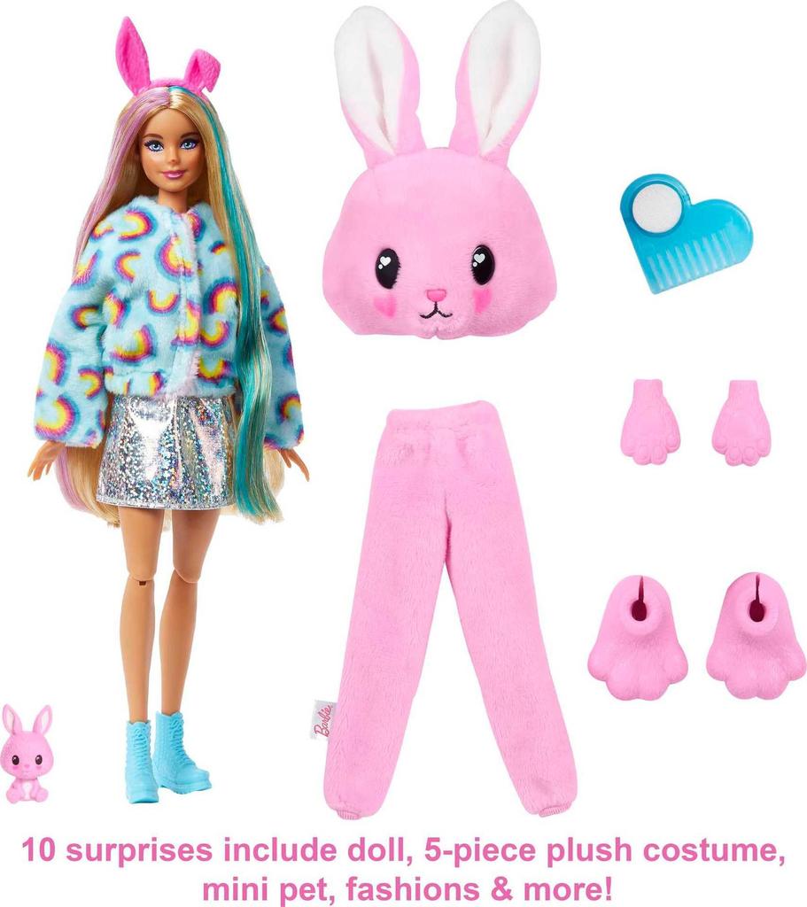 Barbie Cute Barbie Rabbit Costume 3 and HHG19 Up! (Ages Up)