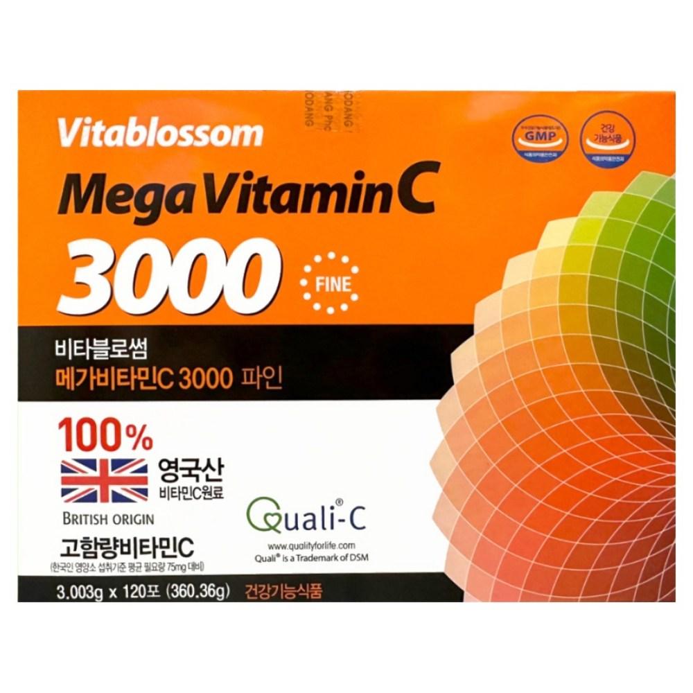 Vitablossom Mega Vitamin C 3000 Fine 360.36g 1 pcs