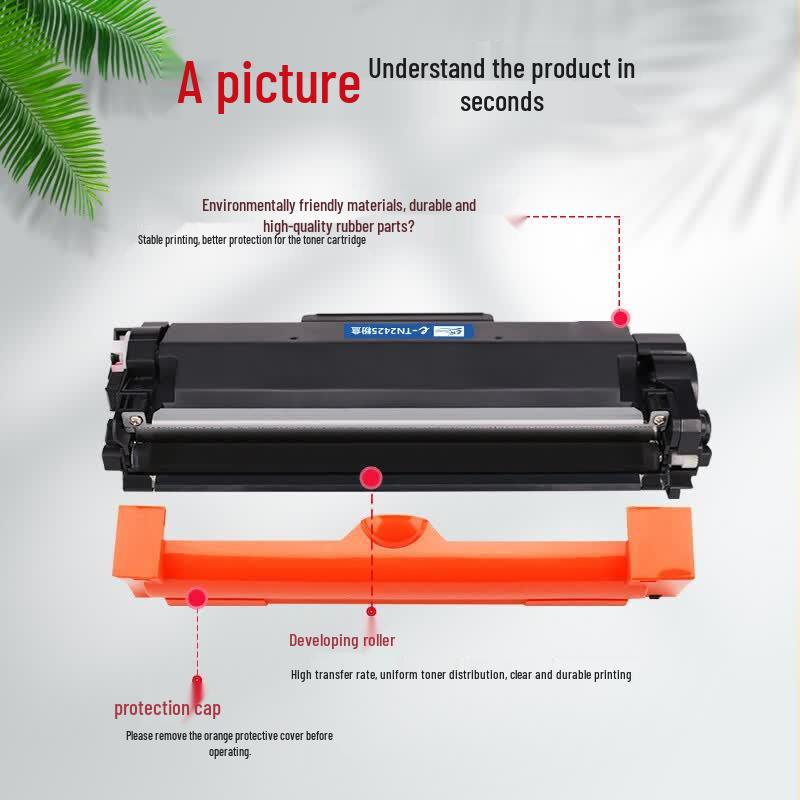 Compatible TN2425 Black Toner Cartridge for Brother