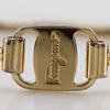 Salvatore Ferragamo Vala Bangle Plated Gold 17.6g Women Used