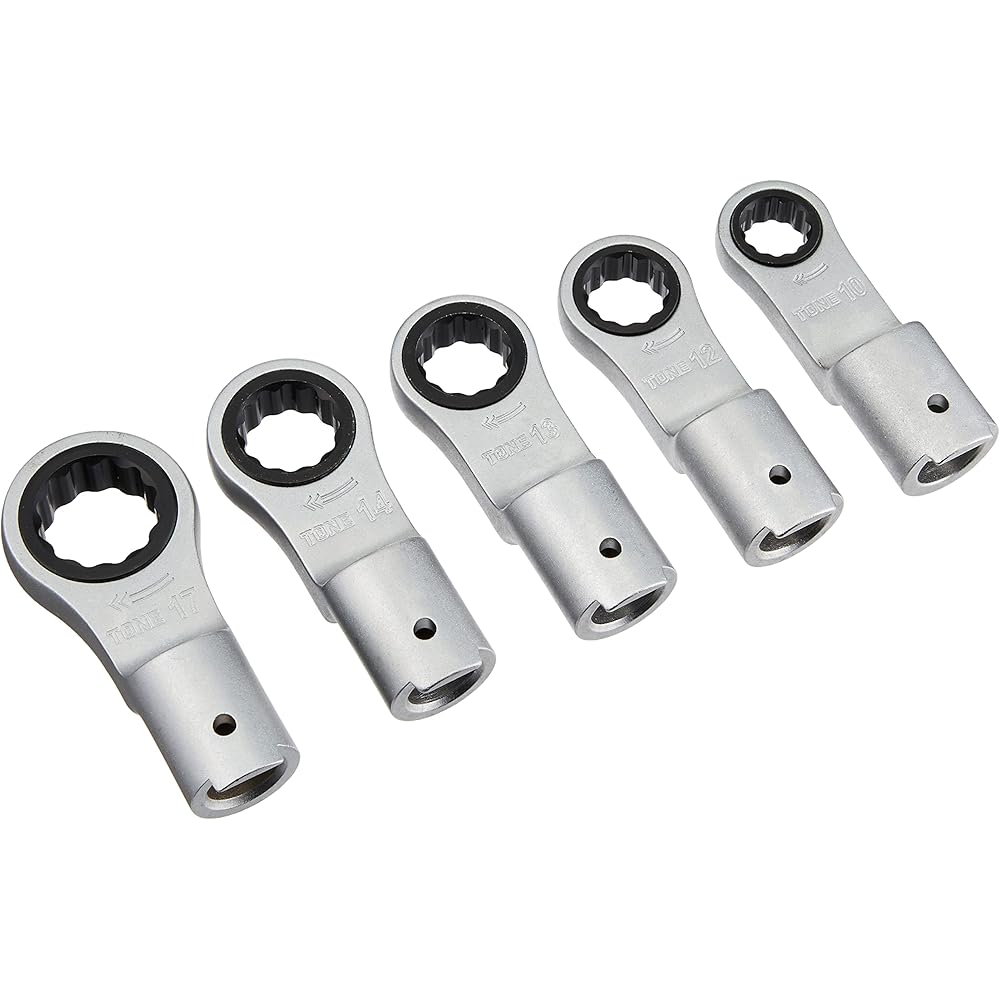 TONE Ratchet Socket Head Set for Torque Wrench 12DRM50 12mm 5-Piece Set