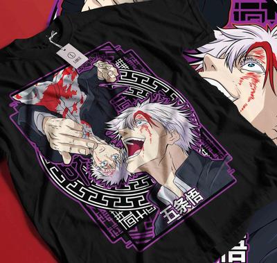 Gojo Satoru TShirt Jujutsu Kaisen Mahito Anime Horror Funny Gift Shirt 502