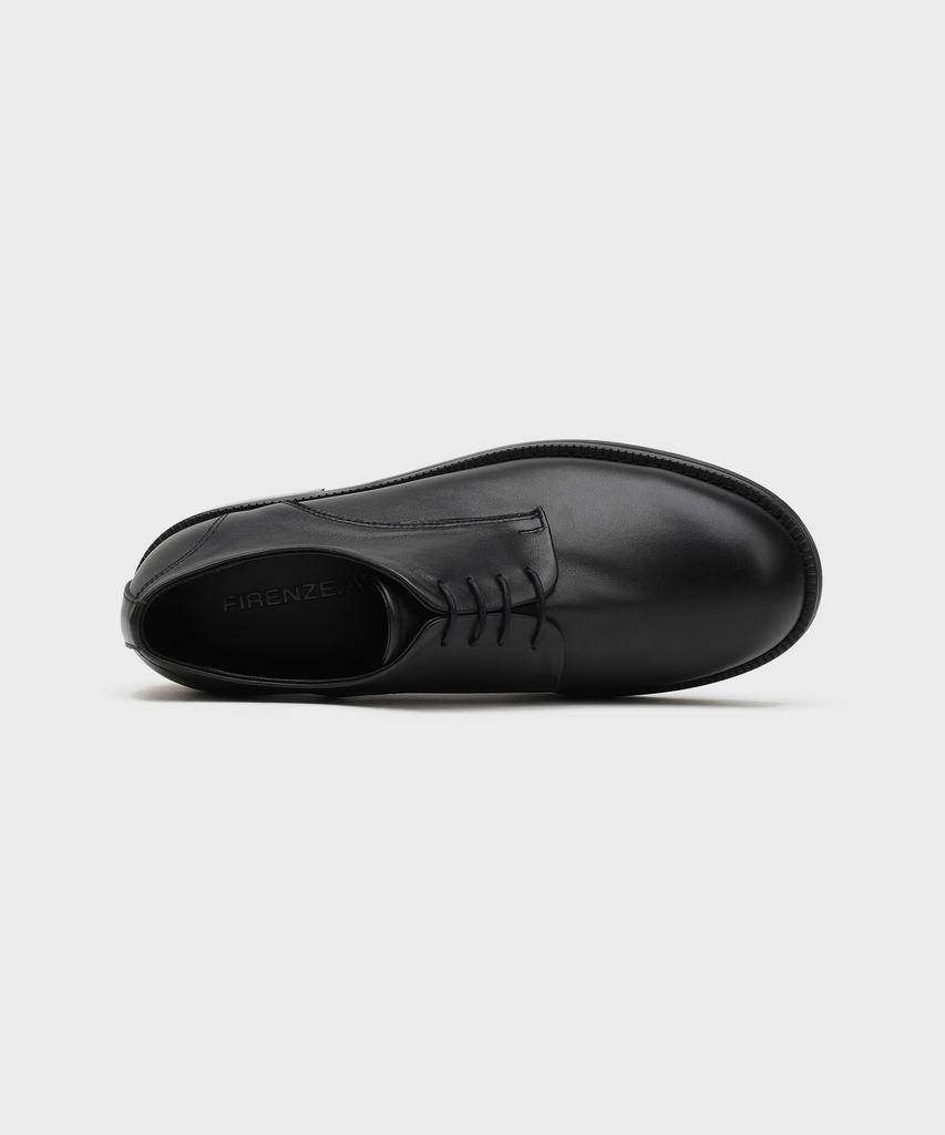 Firenze Atelier [Vibram] Contemporary Wrinkle Derby 1600 [Kip Black]