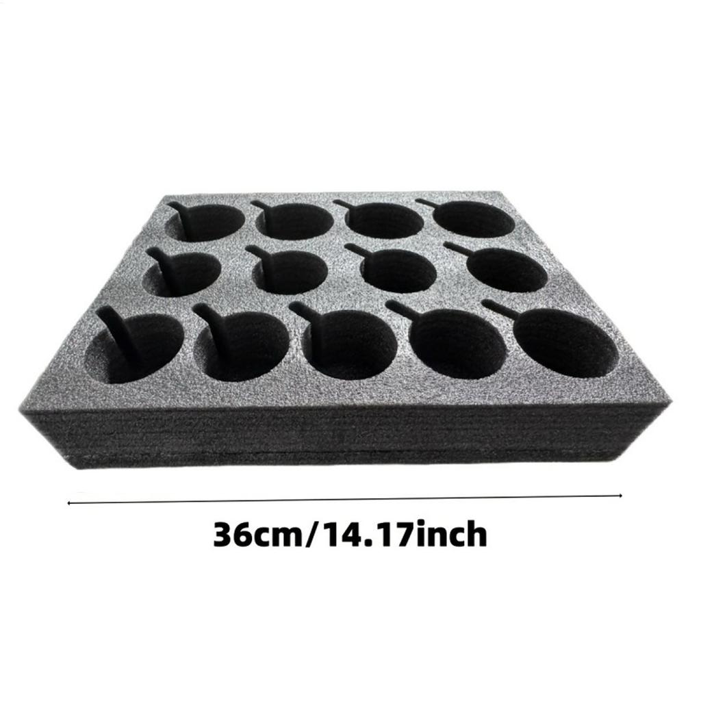 RV Cup Holder 13-Slot Foam Space Saving Rack RV Drink Cup Mug Storage Tray for Caravan Truck SUV Camper Motorhome Boat Kitchen