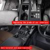 Car Center Console Gear Shift Panel Trim Cover Stickers for Toyota Prado LC250 2024 RHD Carbon Fiber