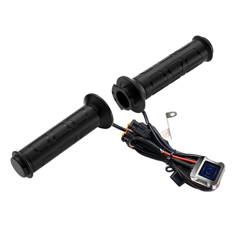 Electric Heated Handlebar Grips Cover Pad Motorcycle Heated Grips Easy Installation Motorbike Handlebar Heater Warmer