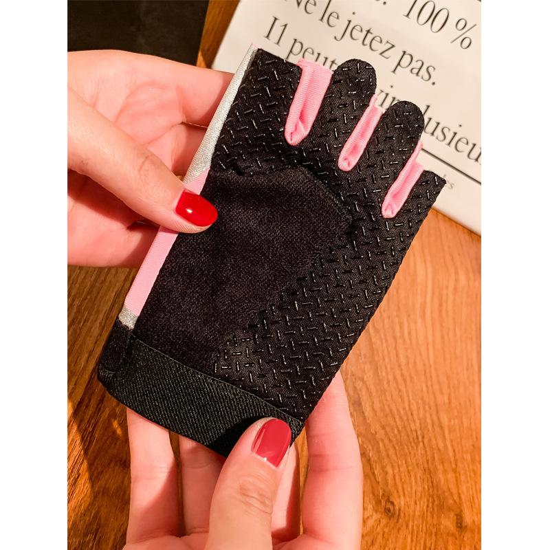 

Фитнес перчатки мужские и женские летние спортивные с половиной пальцев тонкие нескользящие и износостойкие XL