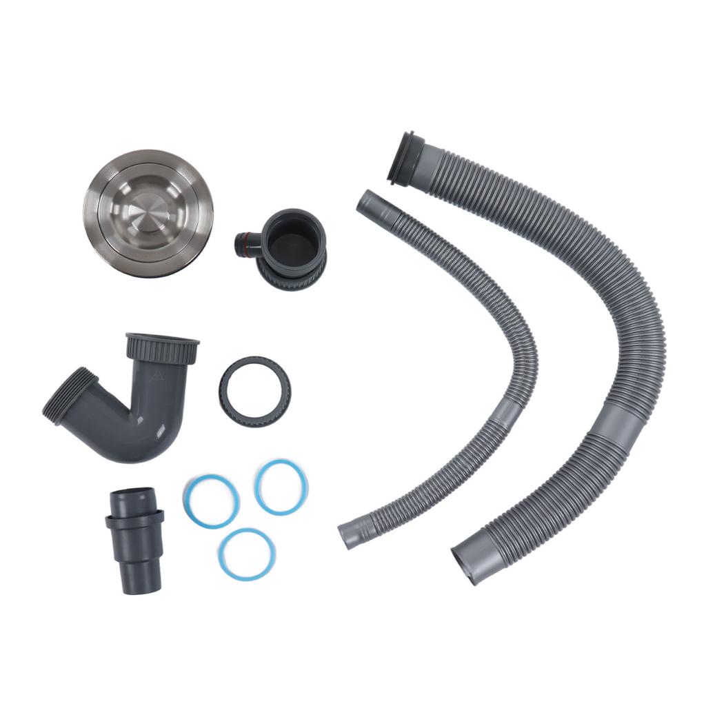 Kitchen Sink Strainer Drain Hose Single Sink Drain Set Kitchen Drain Fittings Appliances