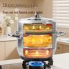 maxcook Dampfgarer aus Edelstahl 304