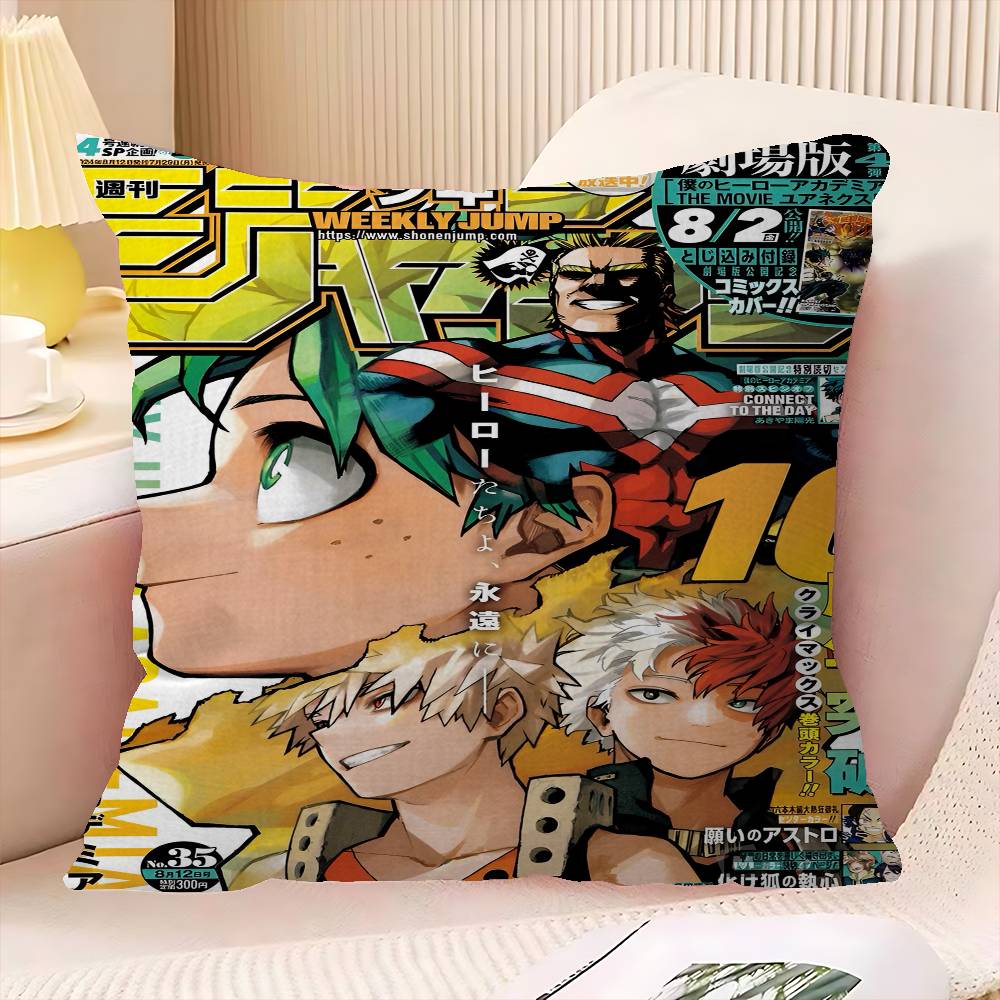 Anime B-Bakugo Katsuki Dekorativní Estetika Místnosti Povlak na Polštář Domácí Dekorace Ložnice Pohovka Postel Pohovka Potah na Polštář 45x45