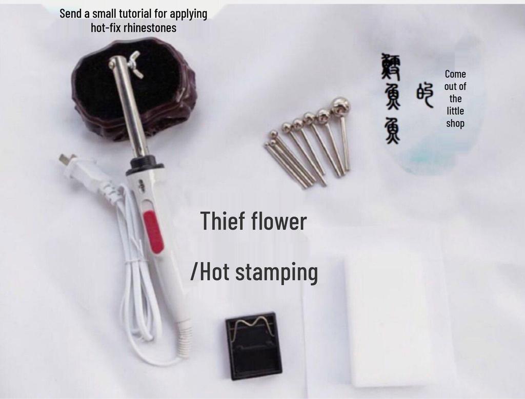 Samtblume Heißprägestempel: Erschwingliches handgefertigtes Werkzeug zur Stoffblumenherstellung für DIY-Kleidung