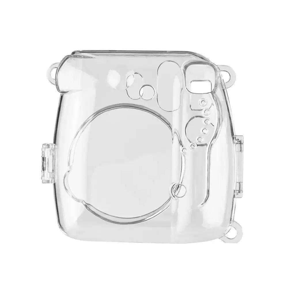 Stoßfeste Ersatz-Regenbogen-Lanyard-Kameraabdeckung Schutzhülle Transparente Aufbewahrungsbox Für Fujifilm Instax Mini 8/8+/9