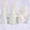 3D DIY Christmas  Silicone Candle Soap Epoxy Resin Wax Mold Silicone Cake Chocolate Making Christmas Gift Home Party Decoration