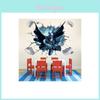 Impressionante Arte de Parede Quebrada 3D Apresentando Batman Genérico e Super-Homem em Ação