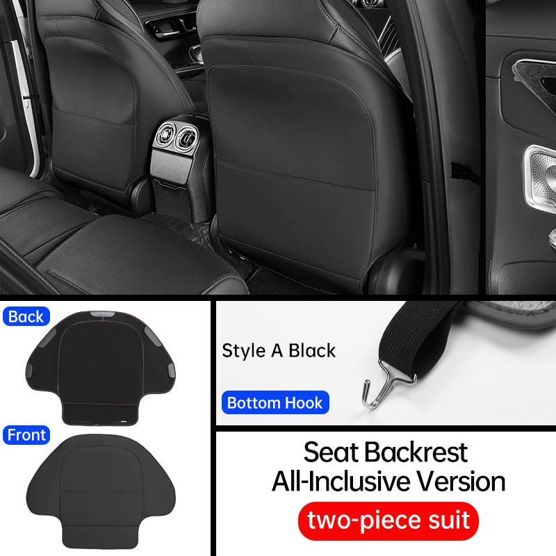 For Mercedes Benz A-Class C-Class Car Seat Anti-kicking Mat GLC260 GLB200 Car Rear Seat Anti-Step Anti-dirt Protection Mat