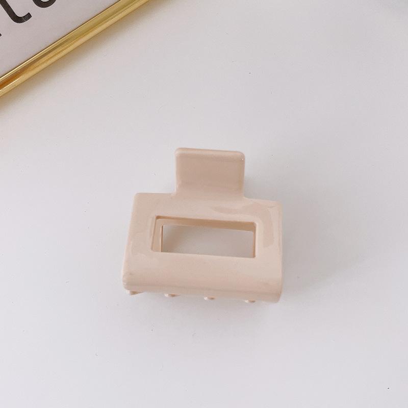 Korean Hair Clips for Women Claw Clip Elegant Candy Colors Square Hollow Crab for Hair Girls Hair Accessories Hair Barrettes New