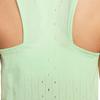 Nike Aeroswift Solid Logo Round Neck Running Vest Women tops Steam-Green FN2504-376