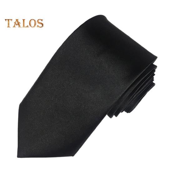 Solid Color Business Tie Formal Faux Silk Pointed Style Men Neckwear Business Trips Formal Event Necktie