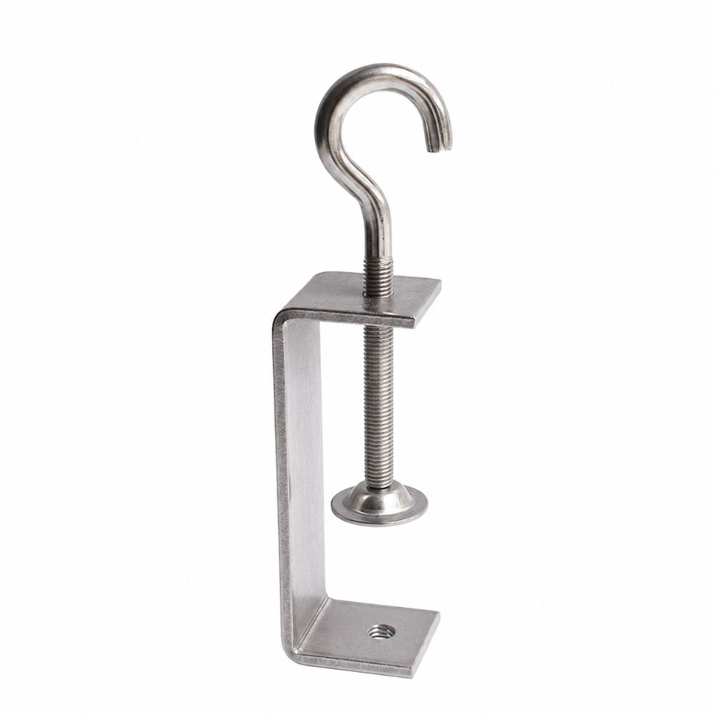 Pull Ring C-clamp 304 Stainless Steel Fixed Holder Clip Square Clamp Hardware Fasteners