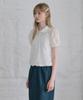 SINOON Rose Lace Volume Blouse (Ivory)