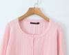 European and American Style, New Women's Clothing, Foreign Style, Fashionable, Casual Crew Neck Single-breasted Knitted Cardigan