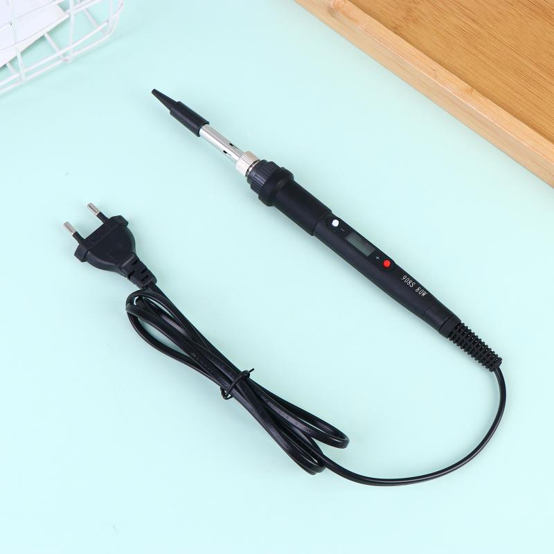 80W Digital Electric Soldering Iron Set Kit 220V 110V Temperature Adjustable LCD Display Solder Welding Iron Tool Tips