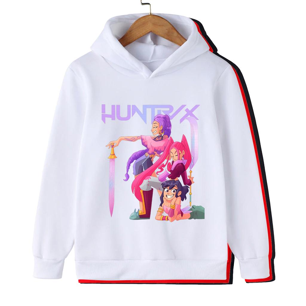 2025 Neu KPop Dämonenjäger Frühling Cartoon Lässig Bedruckt Mädchen Hoodie Mädchen KPop Kinder Jungen Hoodie Top Sweatshirt