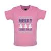 Merry Christmas - Baby Kids Boys Girls Unisex T-Shirt / Babygrow - Santa Snow Snowman Funny Xmas