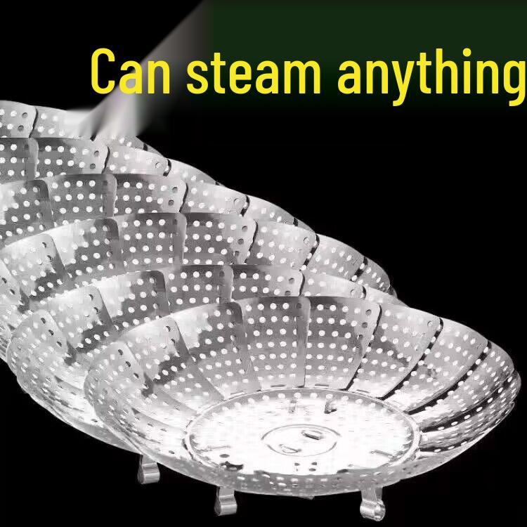 Telescopic Stainless Steel Folding Steamer Basket