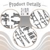 1/14 RC Car Upgrades Front and Rear Shock Aluminum Alloy DIY Accessories Accessory Lower