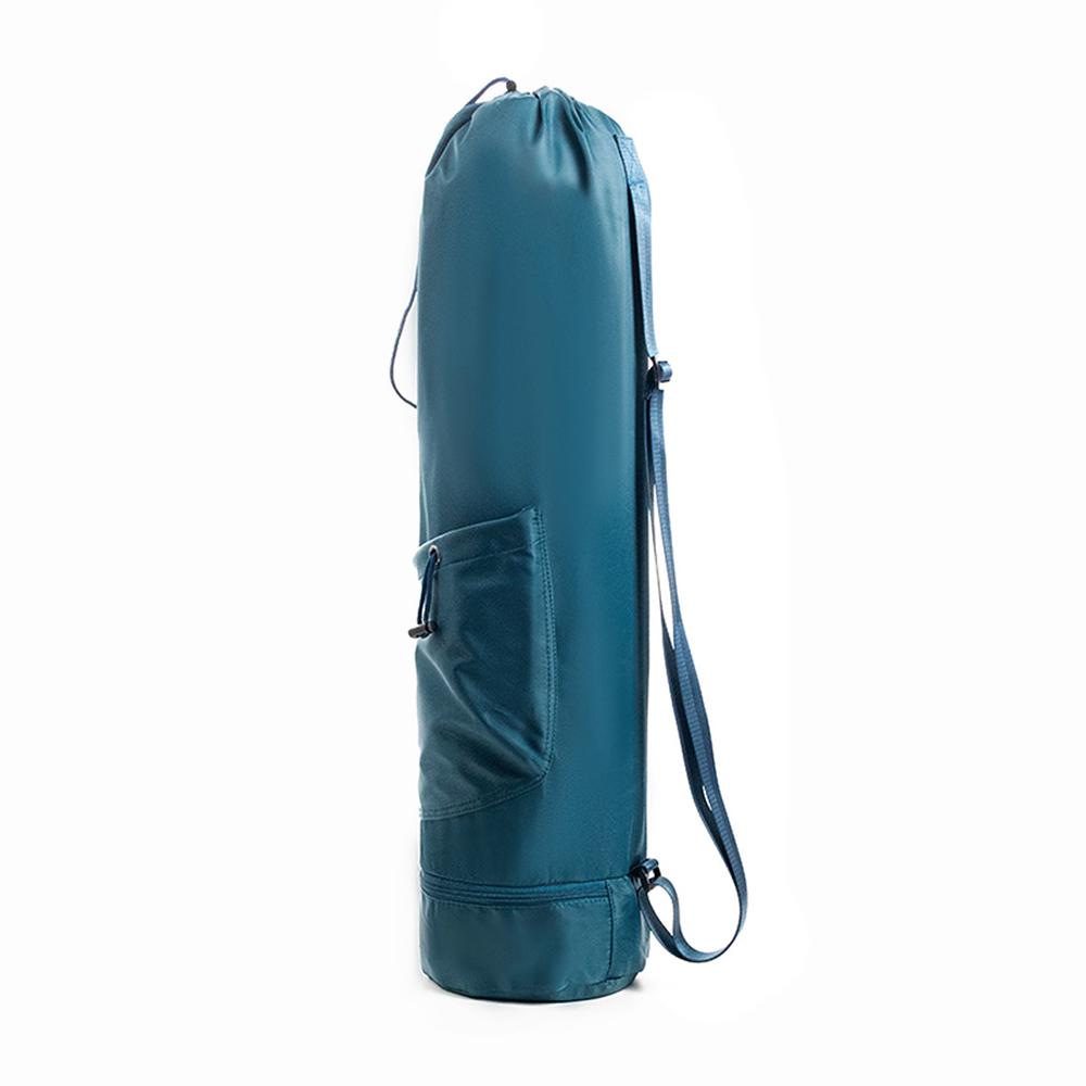 

Yoga Mat Bag & Backpack - Multi-Function Handheld & Shoulder Carry Bag with Wet Storage Pocke for Pilates, Fitness & Sports синий