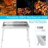 Griglia Portatile Pieghevole a Carbone da Cucina Cookice Griglia BBQ in Acciaio Inossidabile Griglia da Barbecue Griglia per Cottura BBQ da Esterno Griglia da Barbecue