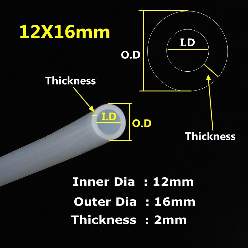 

12 13 14 16 19 20 25 32 38mm Transparent Flexible Silicone Rubber Tube Hose Water Pipe Joints Aquarium Accessories No Smell Hose 1 Meter (3.28ft)