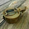 Solid Brass Nautical Marine Vintage Style Military Pocket Sundial Compass Gift