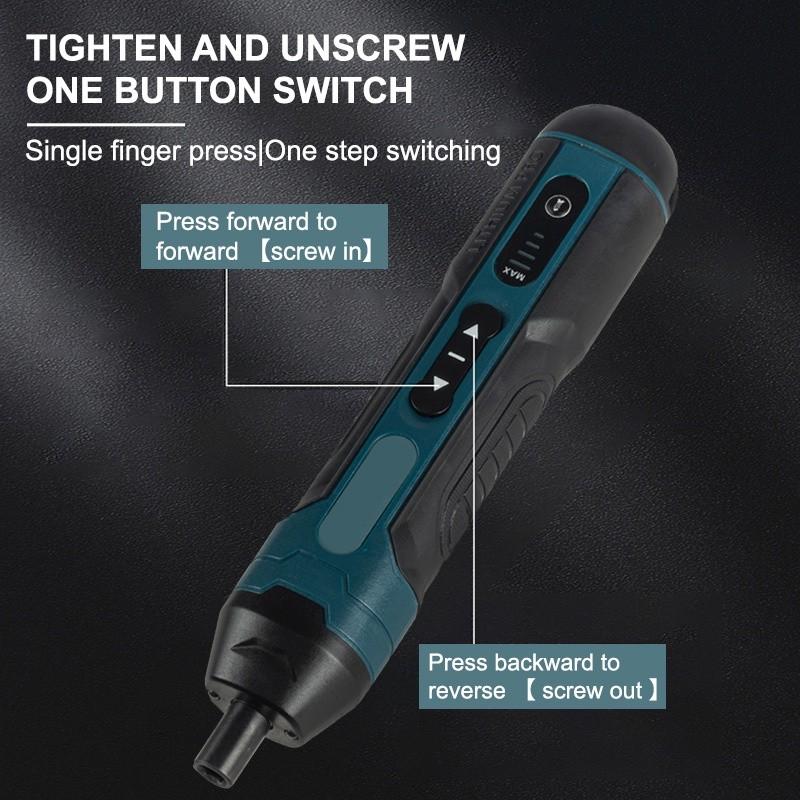 3.6V Portable Home Appliance Maintenance Power Tools Set Cordless Electric Screwdriver Rechargeable Mini Drill