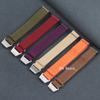 Nylon Braided Watch Band Elastic Nylon Strap French Troops Parachute Bag Universal Wristbelt Men Women Sport Bracelet 18 20 22mm