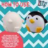 Diy Blank Squishy Toys,Slow Rise White Squishy Antistress Anxiety Anti Stress Relief Toys For Kids Children Painting Adhd Autism