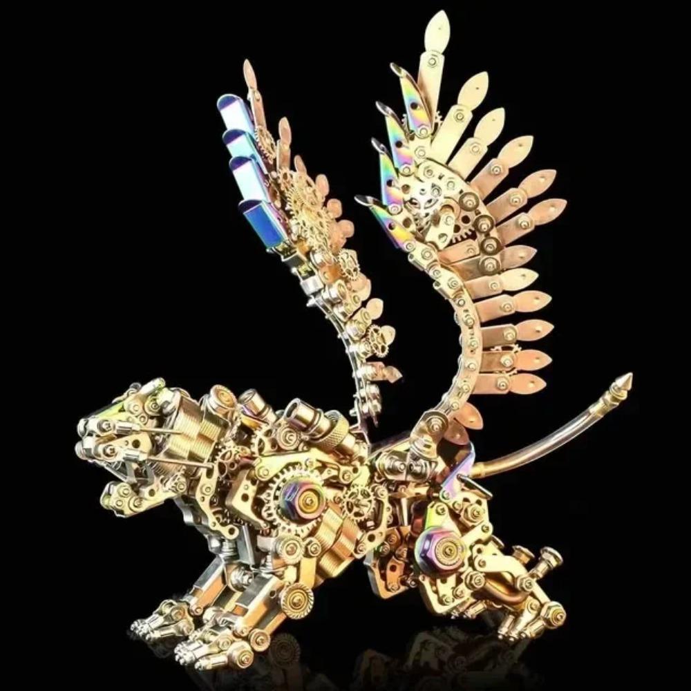 Mechanical Tyrannosaurus Rex, Cobra, Tiger, Scorpion King, Praying Mantis, Hell Level 3D Metal Puzzle Model, High Difficulty Toy
