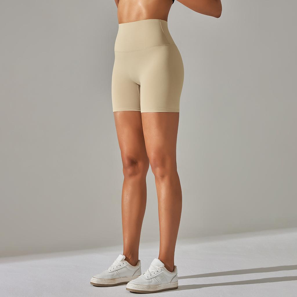 Align Damen-Yoga-Shorts mit hohem Bund – butterweich und federleicht! Ideal zum Laufen, Radfahren und für Fitness. 31 Farben.