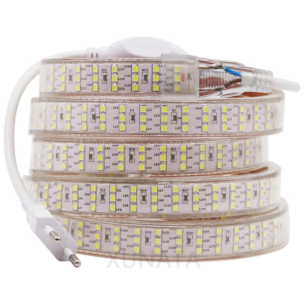 240 LEDs/M High Brightness LED Strip Light 220V Waterproof RGB Warm White SMD5730 Home Decoration Rope Light