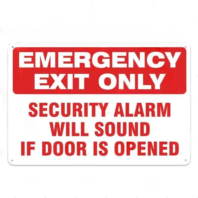 No Trespassing Tin Signs Video Surveillance Warning Plaque Metal Wall Art Poster Yard Iron Painting Stickers Home Decor