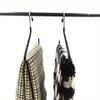 2pcs Goose Shaped Pants Rack, Round Hook, Anti Slip and Traceless Pants Rack, Clothing Sorting and Storage Clothes Hanger