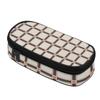 Pen Case Multi Compartment 300D Polyester Smooth Zipper with Main Pocket Mesh Layer and Removable Pen Divider for Boys Girls