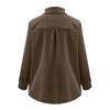 Giacca Camicia da Donna in Velluto a Coste Stile Europeo/Americano Autunno/Inverno Larga 2025