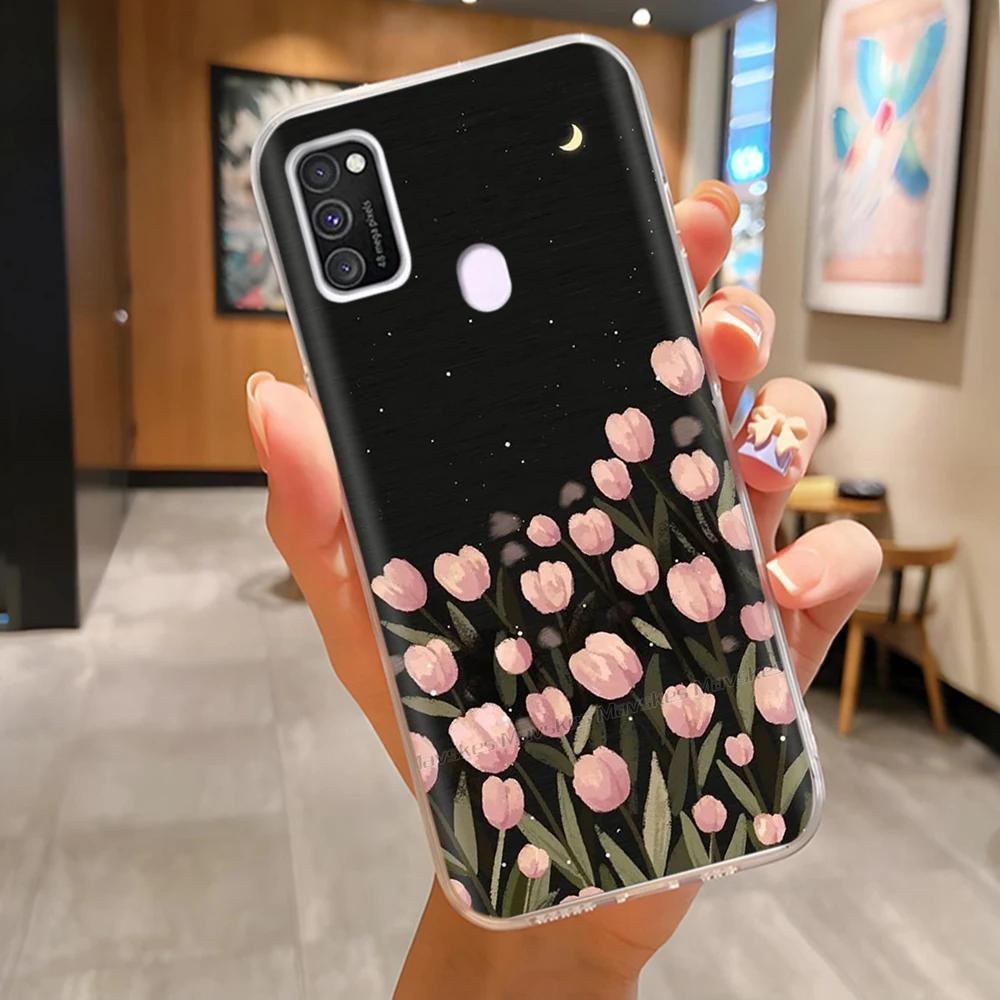 For Samsung Galaxy M21 M31 Case Soft TPU Soft Silicone Fashion Phone Case For Samsung M21 M31 Funda Luxury Back Cover Coque Para