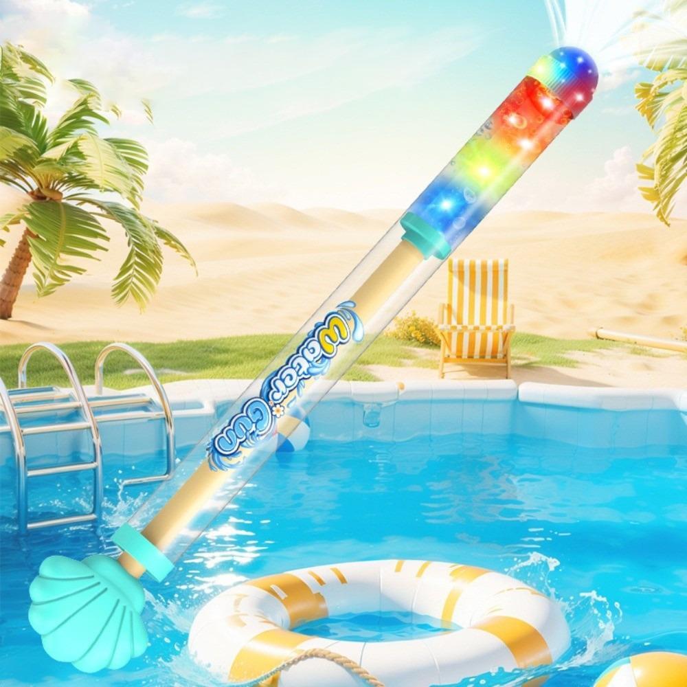 70 Hole Water Squirter Glowing LED LED Water Toy Fireworks Water Sprayer  Summer Water Play синий