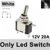 Auto Car Boat Truck Illuminated Led Toggle Switch With Safety Aircraft Flip Up Cover Guard 12V20A transparent Switches4