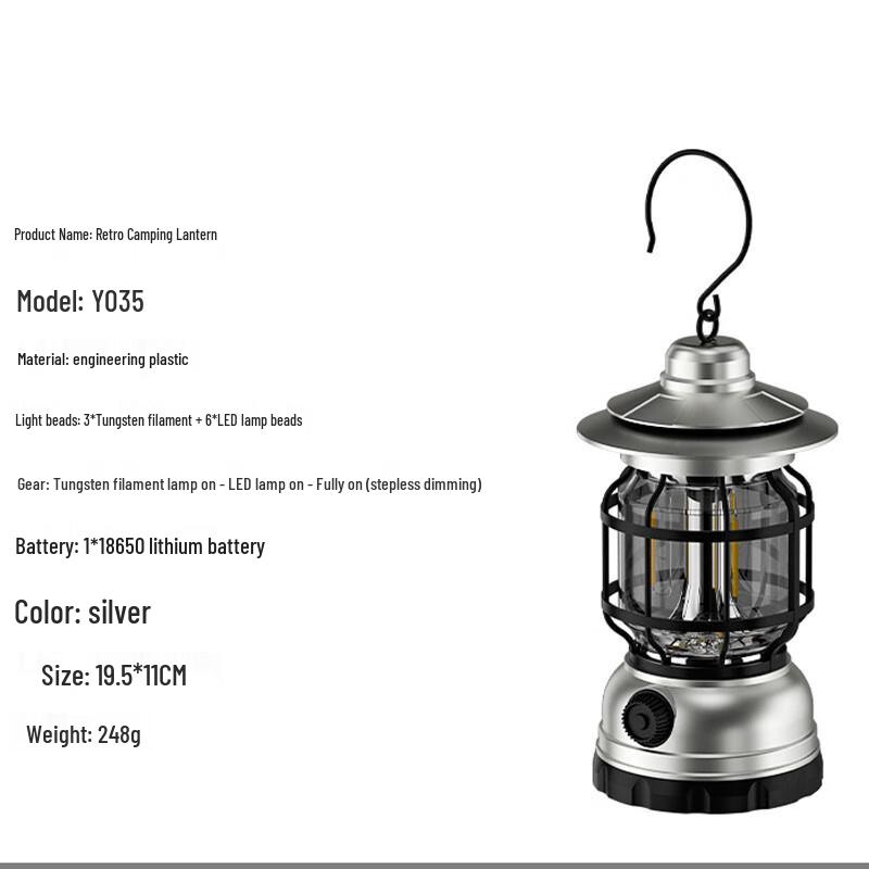 Portable Rechargeable LED Camping Lantern