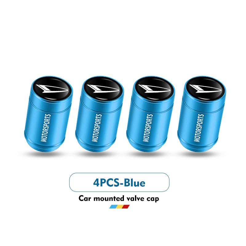 

4pcs Car Logo Tire Valve Cover Alloy Wheel Tyre Stem Dust Cap For Daihatsu Yrv Scion Venza Datsun D-Base YRV Feroza Charade