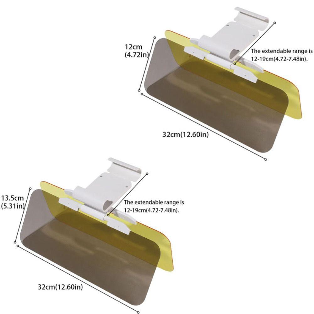 Polarized Car Sun Visor UV Blocking Sun Visor Extender HD Night Vision Goggle  Reduces UV Rays